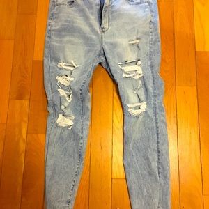 Ripped Jeans size 16 Highest Rise Jegging
